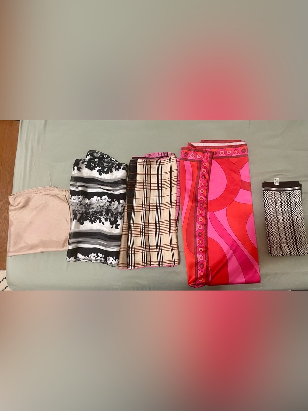 Silk scarf bundle